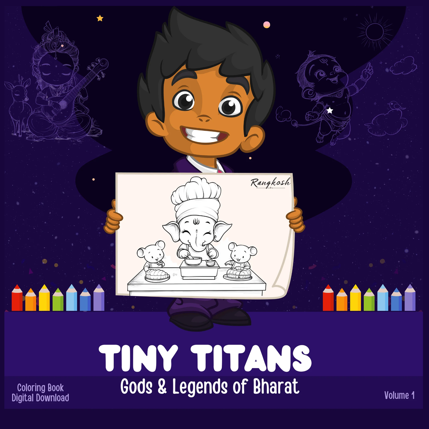 Mega Coloring Book Bundle (3-in-1)